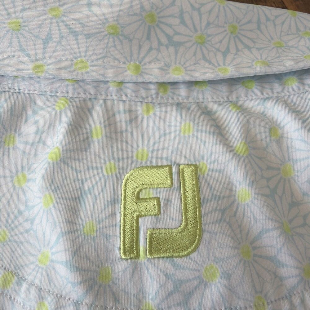 FootJoy Polo Lg Golf Daisy Performance Active Stretch FJ Riviera CC Coral Gables - Picture 7 of 7